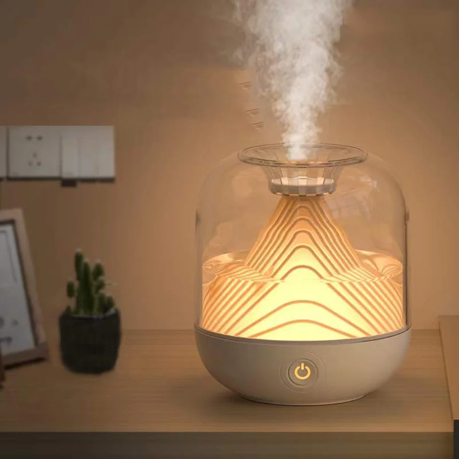 

700ML 2 In 1 Humidifier with Night Light USB LED Night Lamp Bedroom Wireless Car Fresher Purifier Home Decoration for Gift