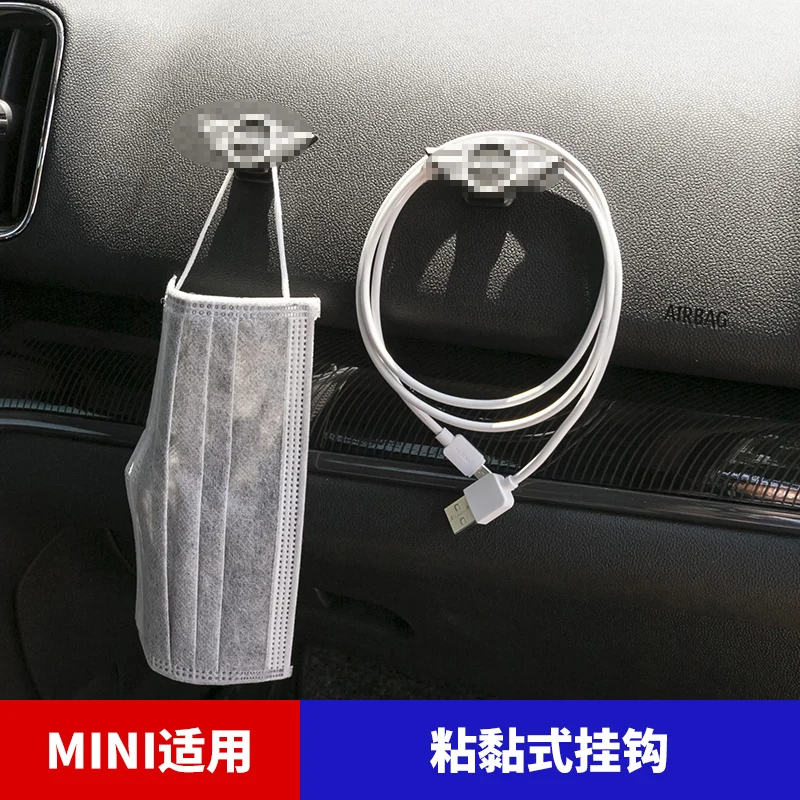 

Car Clips USB Cable Organizer Storage Car Hook Car Sticker Fastener Seat Back Hook for BMW MINI COOPER F54 F55 F56 F60 R56 R60