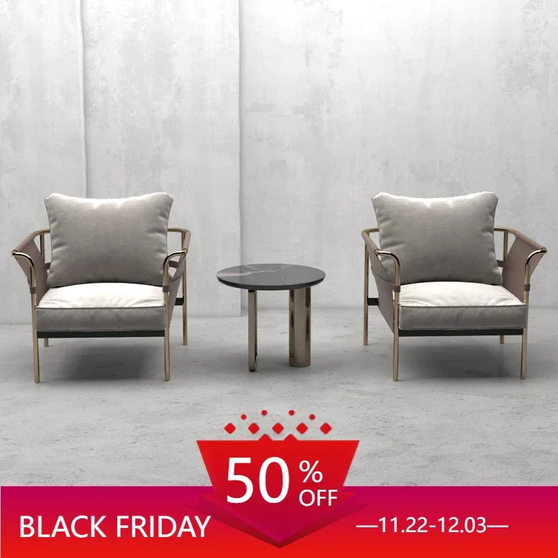 Кожаное кресло мебель для гостиной остров скандинавские мягкие стулья кухни