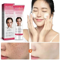 nicotinamide whitening facial cleanser bubble moisturizing oil control remove blackhead brighten deep cleaning face washing care