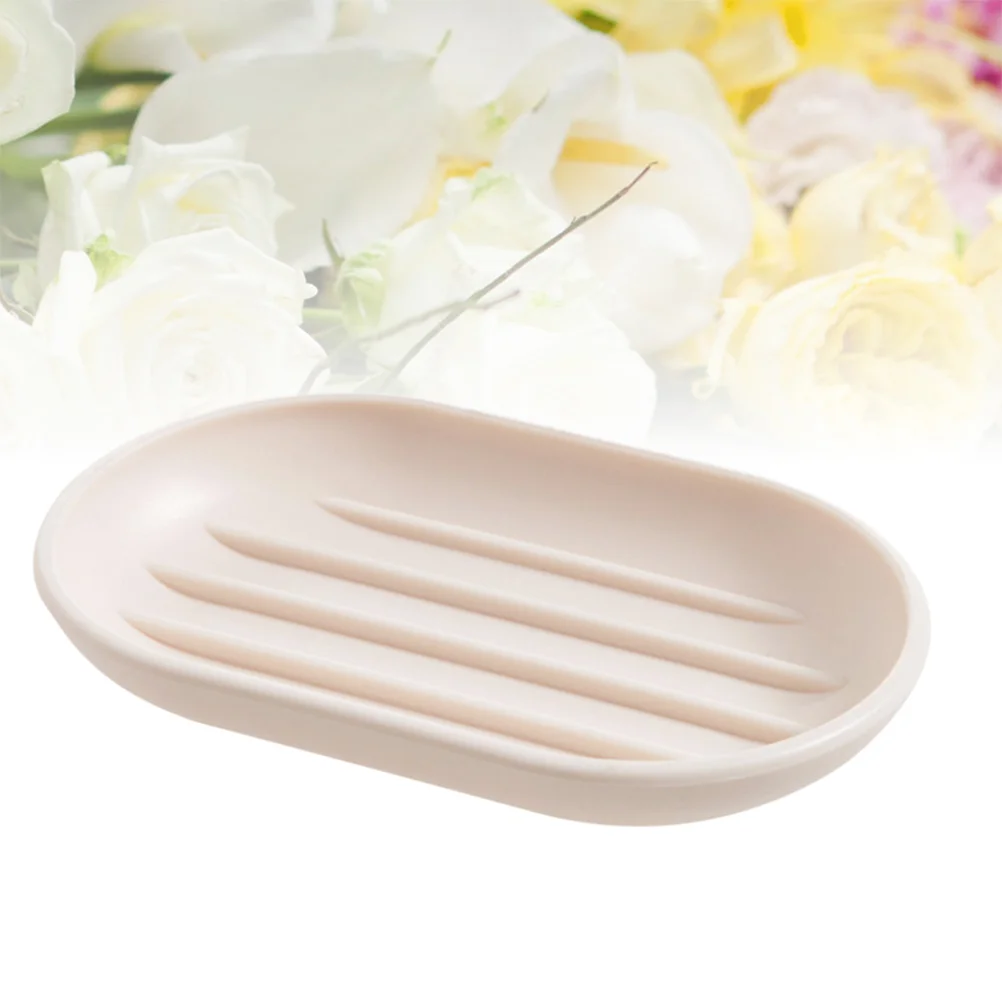 

Soap Holder Dish Box Tray Saver Draining Container Bar Accrssoreies Bathroom Case Oval Travel Shower Leakproof Self Sponge