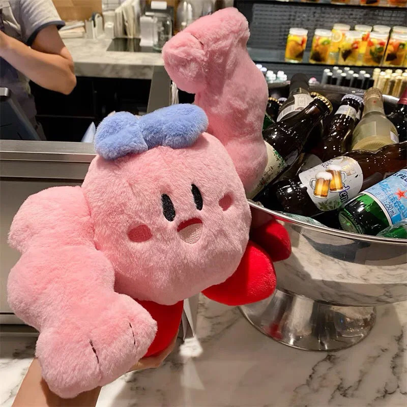 

Anime Game Star Kirbyed Plush Toys Cartoon Kawaii Cute Pink Muscle Funny Doll Stuffed Peluche Birthday Figure Gift For Children