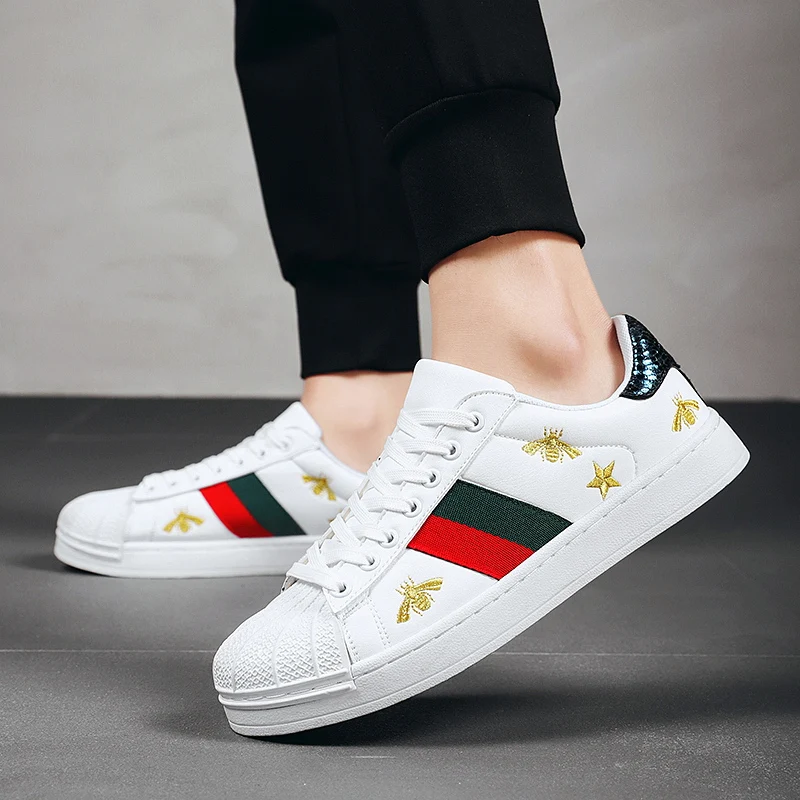 Brand Men Skateboarding Flat Man Sneakers Zapatos Hombre Spring Autumn Male Sport Shoes Rubber Mens Luxury Shoes Rubber Boots