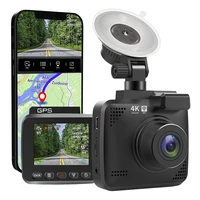 4k single lens dash cam built with built in wifi gps hidden dashboard camera cycle video starlight night vision 170%c2%b0 wide angle
