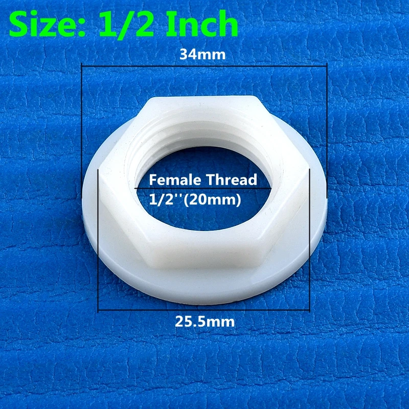 

Белые нейлоновые гайки SHSMFC G 1/2,3/4,1, 1.2, 1.5,2 дюйма