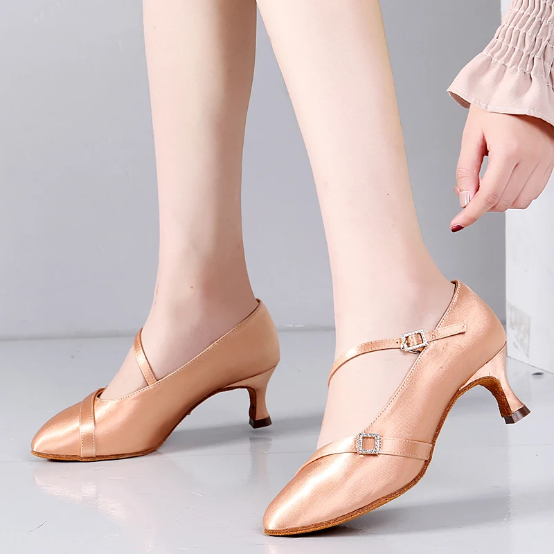 Туфли для бальных танцев USHINE женские туфли с закрытым носком латиноамериканских