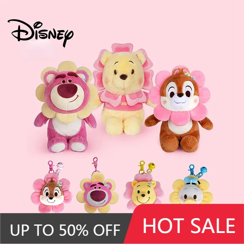 

Оригинальные Плюшевые куклы диснеевские клубники медведь цветок фея кукла плюшевые игрушки Цветочный мир винический Ch брелок кукла подвес...