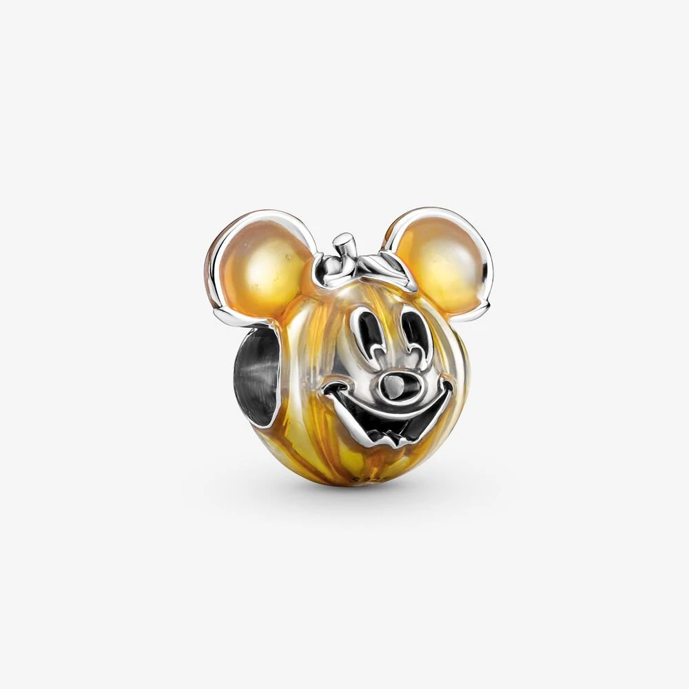 Fit Original Pan Charms Bracelets Disney Mickey Mouse Pumpkin Charm Beads Jewelry Berloque |