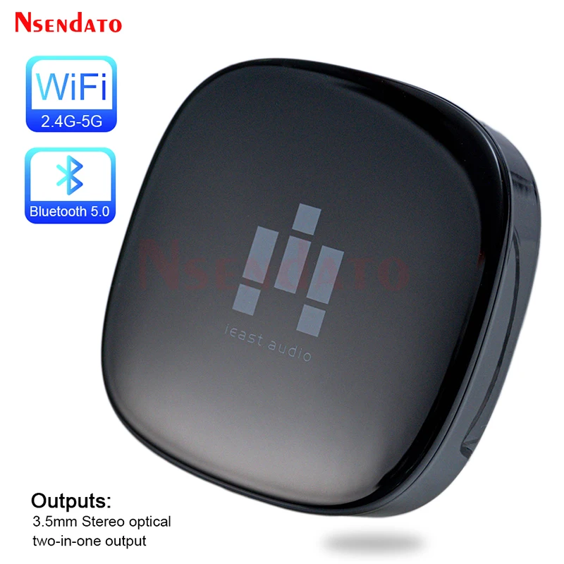 Olio para Dlna Música de Áudio Multiquarto para Spotify 5g sem Fio Ieast Airplay Adaptador – Wifi Bluetooth5.0 Receptor Fluxo Alexa 2 2.4g