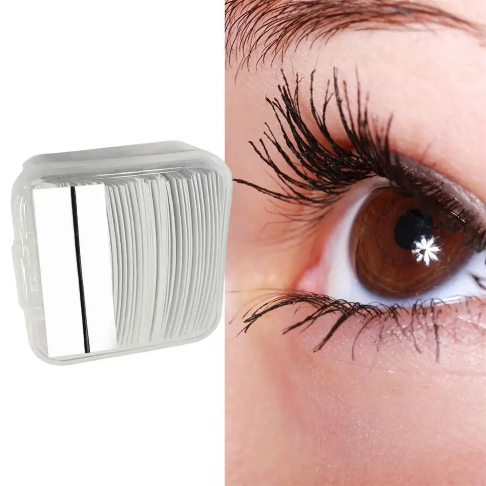 40pcs Eye Lashes Glue Strips Double Self-Adhesive Glue-Free No Eyelash Glue Strip False Eyelashes Hypoallergeni Makeup Tools