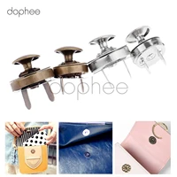 dophee 10pcs 1418mm magnetic snap rivets stud closure clasp buttons fastener 2 colors for diy lady wallet bags clothes