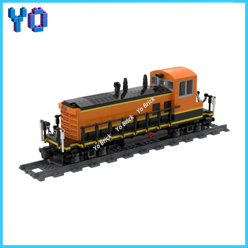 Набор строительных блоков MOC, локомотив BNSF EMD SW1500 для маневровых работ на железнодорожной площадке, высокодетализированная модель для самостоятельной сборки. (art.: 3920dcd544c7e) - 3920dcd544c7e