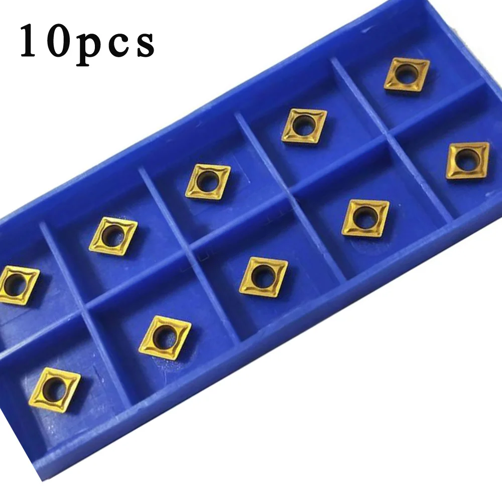 

10pcs Inserts CCMT060204-HM YBC251 Lathe CNC Carbide Inserts Insert For Turning Tool Toolholding Parts