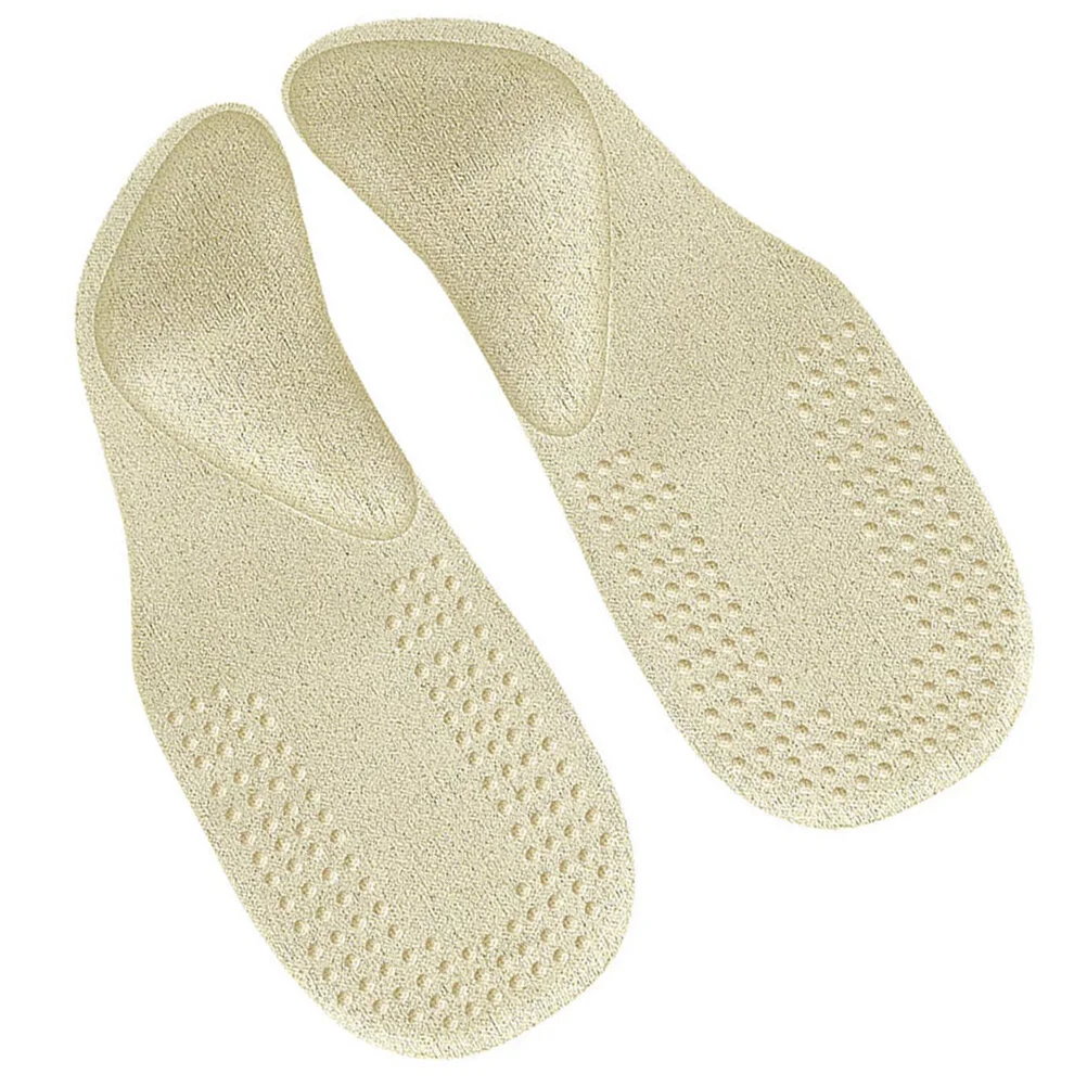 

Non-slip Heel Pad Orthotic Insoles Arch Support 2 1 High Inserts Gel Anti-skid Inserting Shoes Miss Metatarsal Pads Women
