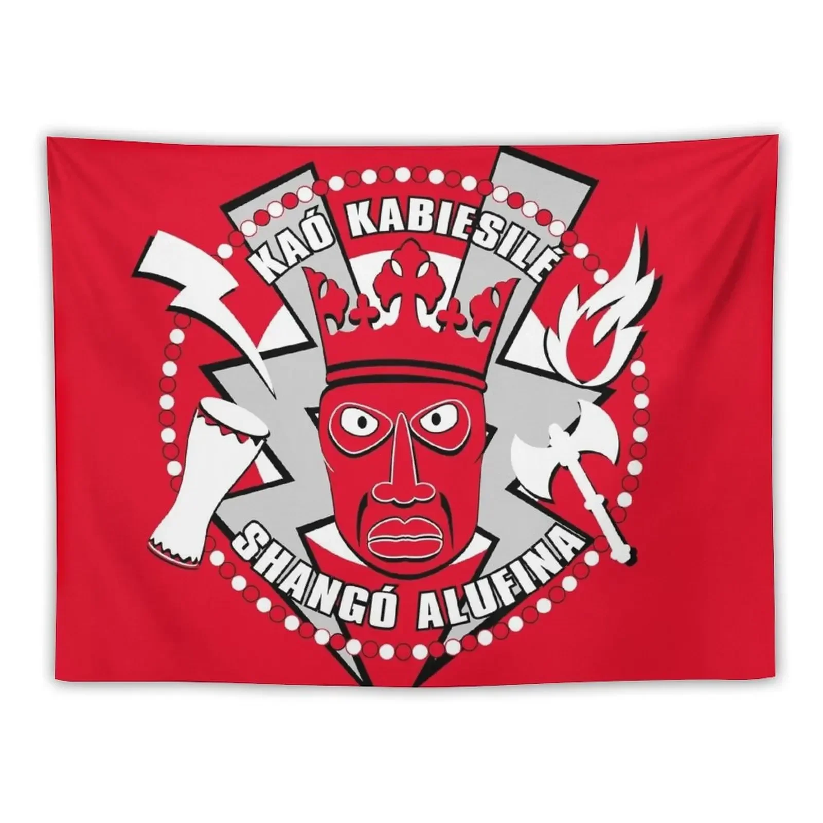 Shango King 2 гобелен украшения для дома декор ванной комнаты товары