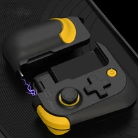 pg 9211 mobile phone gamepad bluetooth wireless game controller deformable joystick for ios android with storage bag