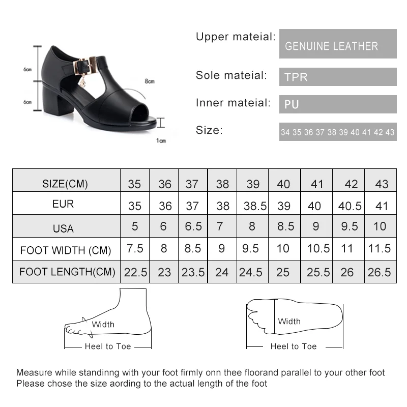 AIYUQI Female Gladiator Sandals Plus Size 41 42 43 43 Genuine Leather Women Summer Sandals 2023 New High-heel Sandals Women