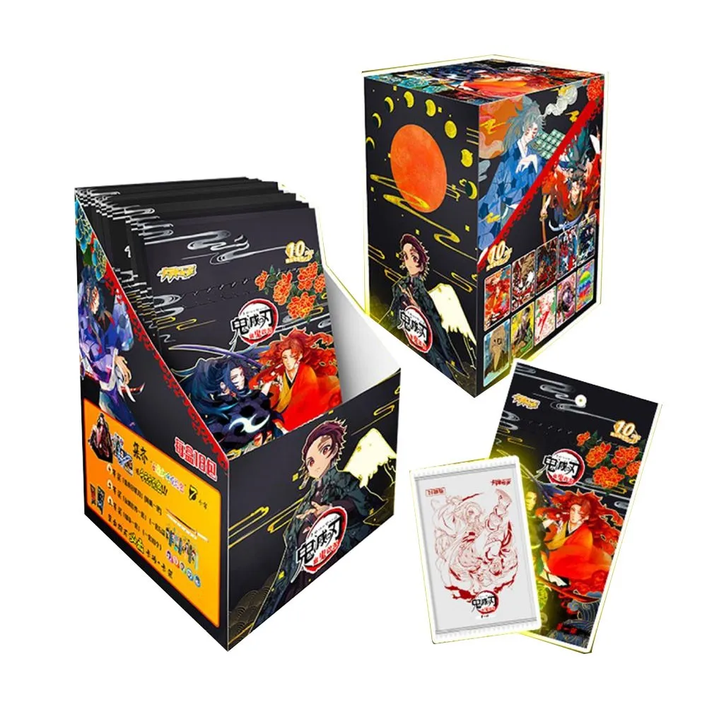 

2022 Новый рассекающий демонов Kamado Tanjirou Nezuko Agatsuma карта TCG игровые карты буквы настольные игрушки для семьи Дети Рождественские подарки