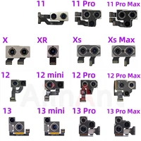 original back camera moulds for iphone x xr xs 11 12 13 pro max mini back main real camera flex cable parts