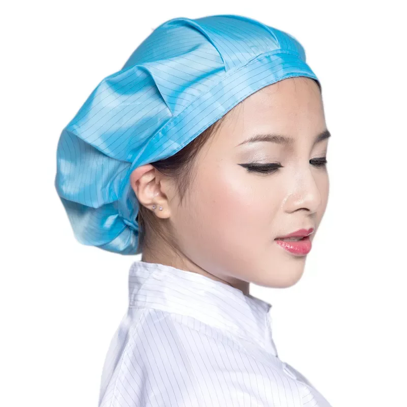 

1pc Anti-static Dust-free Work Hat High Quality Dust Hat Anti-static Work Hat Polyester Chef Hat