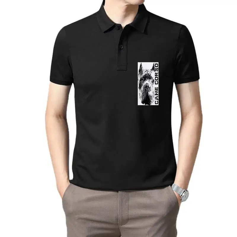 

Golf wear men New Fashion Men Simple Cotton Cane Corso Head - Dog Customize Hoodies Sweatshirts polo t shirt for men