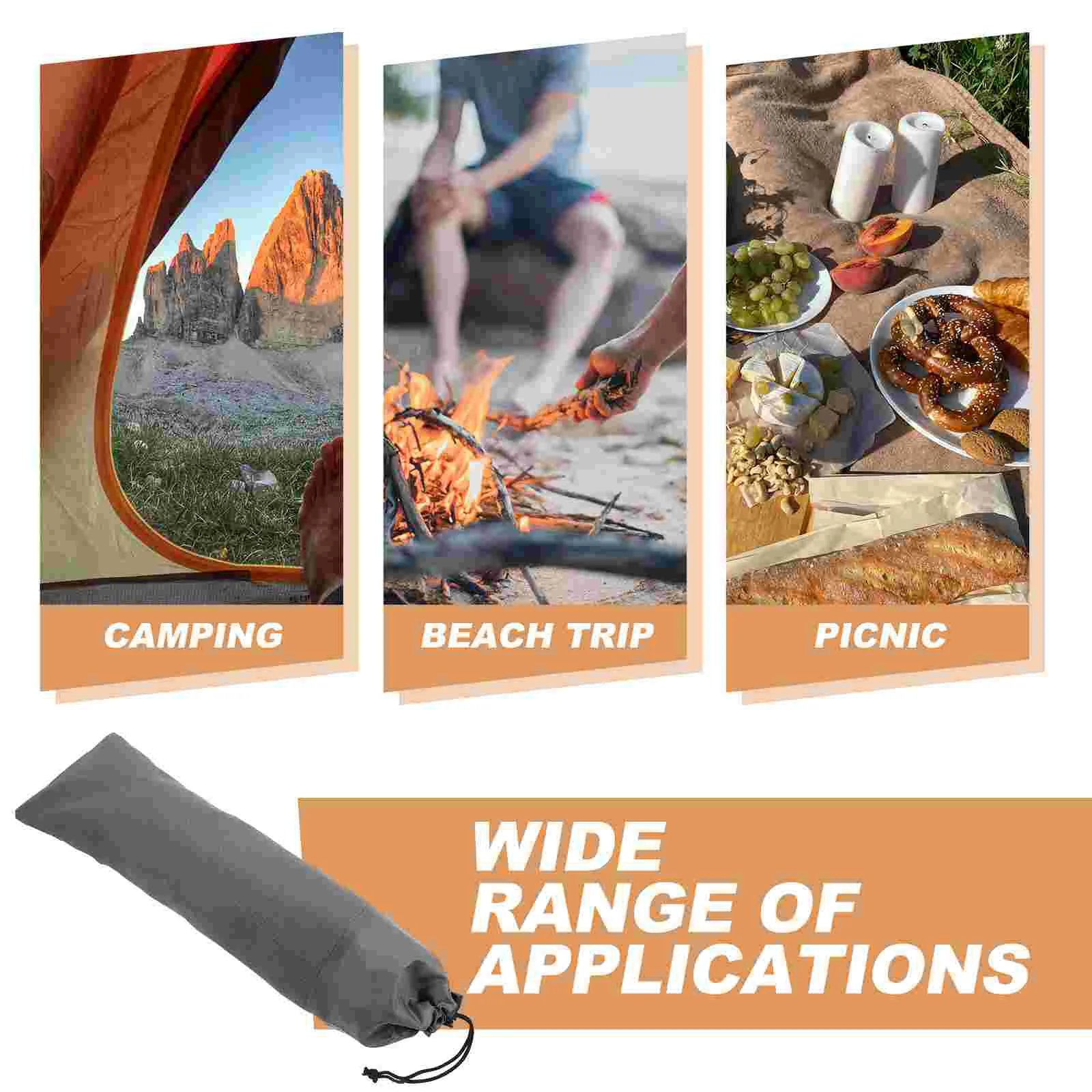 2 шт. сумка для кемпинга на открытом воздухе напольные колышки хранения ногтей