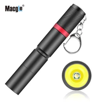 mini flashlight 8000lm portable pen light keychain pocket led torch pen clip led flashlight hand light use aaa battery