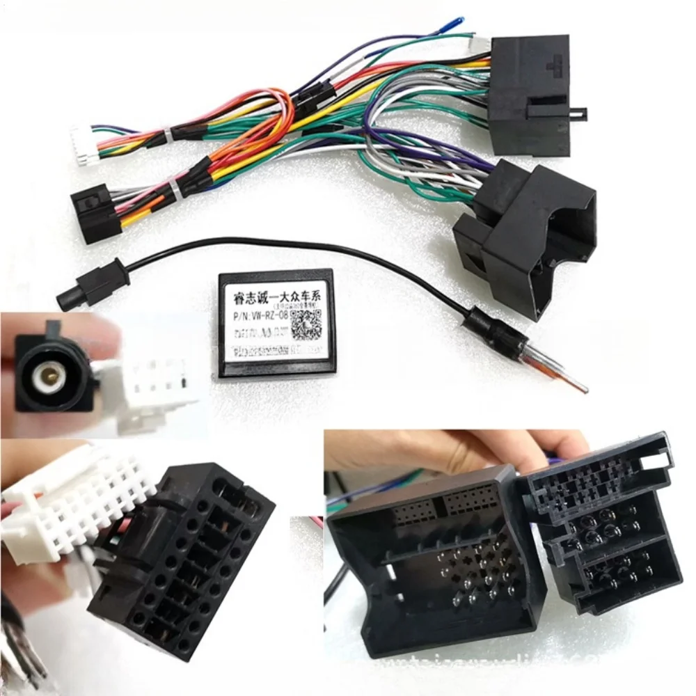 Raise VW-RZ-08 Canbus Box для VW Volkswagen Skoda Seat Golf 5/6/Polo/Passat/jetta/Tiguan/Touran Android GPS-плеер 16-контактный