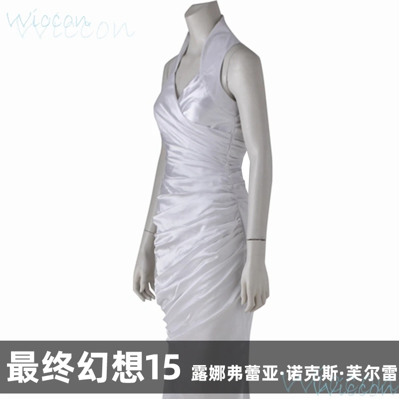 Костюм для косплея элитной фантазии XV Luna Lunafreya Nox Fleuret униформа женщин Белое