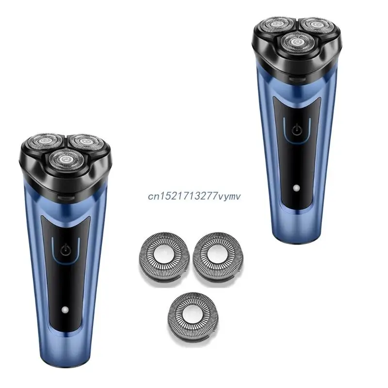 

Electric Face Razors 4D Floating Head Cordless Shaving Machine Men Grooming Tool