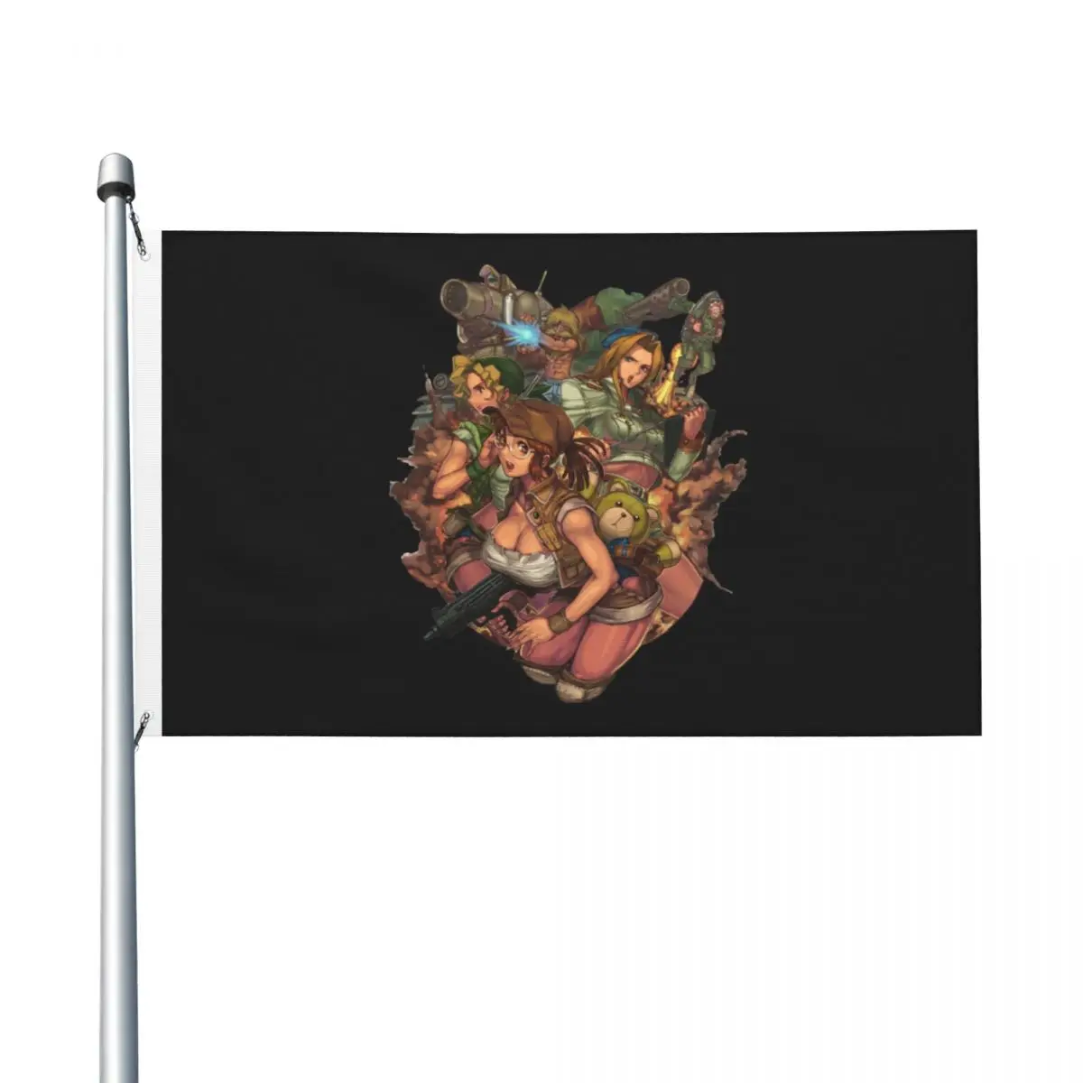 

Metal Slug Double Sided Banner Breeze Flag Garden Flag Decorative Flag Party Banner 3x5FT (90x150cm)