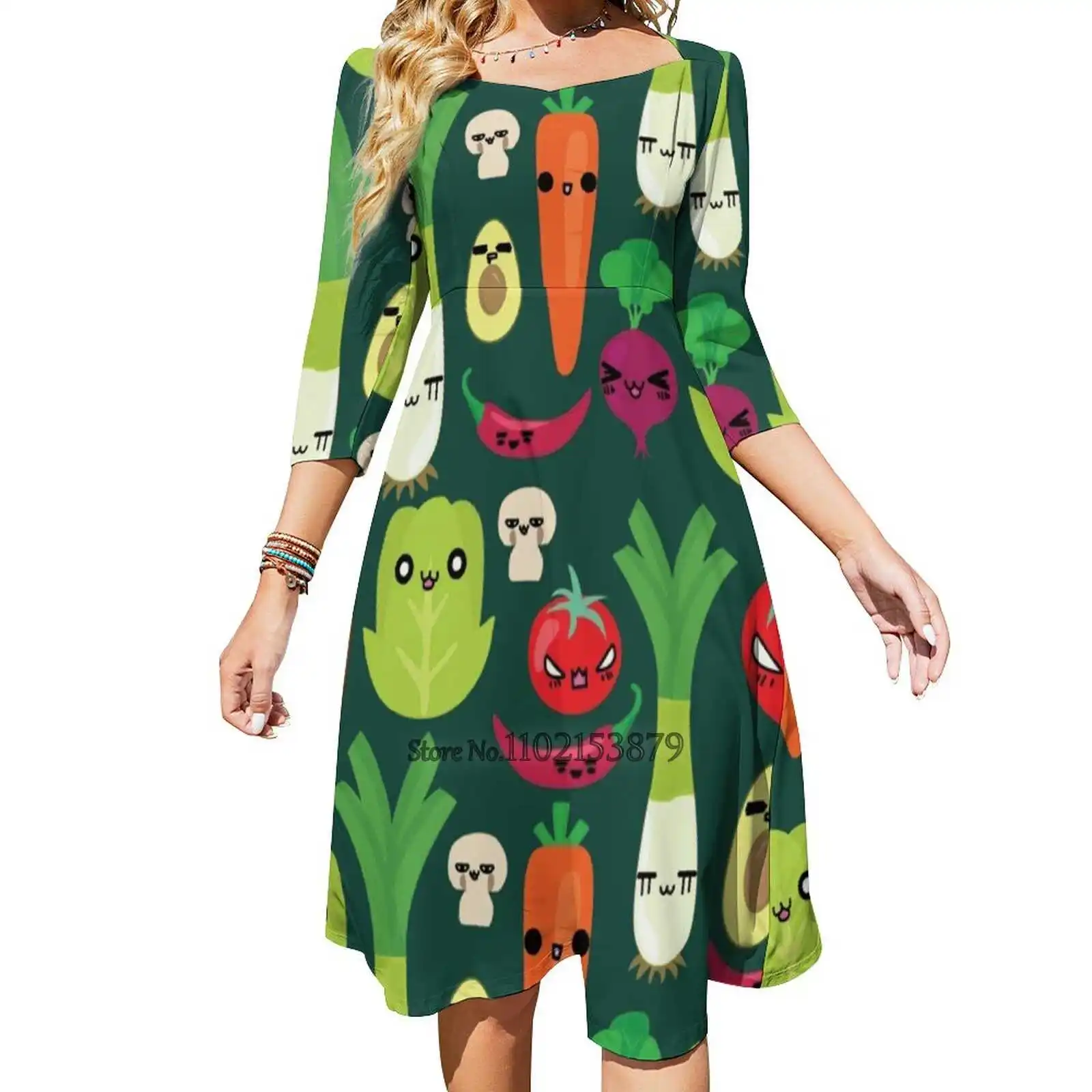 

Эмоциональное платье с квадратным вырезом, платье с открытой спиной и шнуровкой, элегантное пляжное платье для вечеринки, корейское японск...