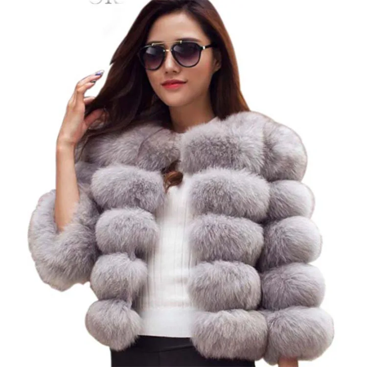 2023 Autumn/Winter New Fur Coat Women's Short Fit Top