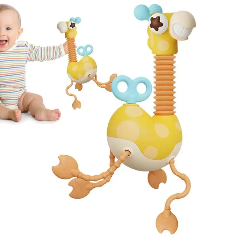

Жираф игрушечный сенсорный малыш Тянущая нить игрушка для развития мелкой моторики обучающая игрушка для малышей для детей лучшие дошкольные подарки для детей
