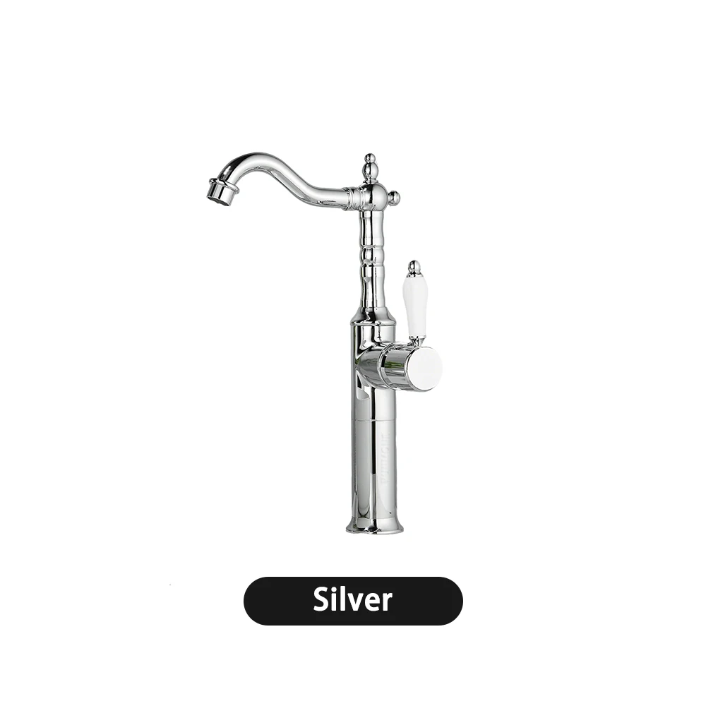 Винтажный латунный смеситель для раковины WJNMONE