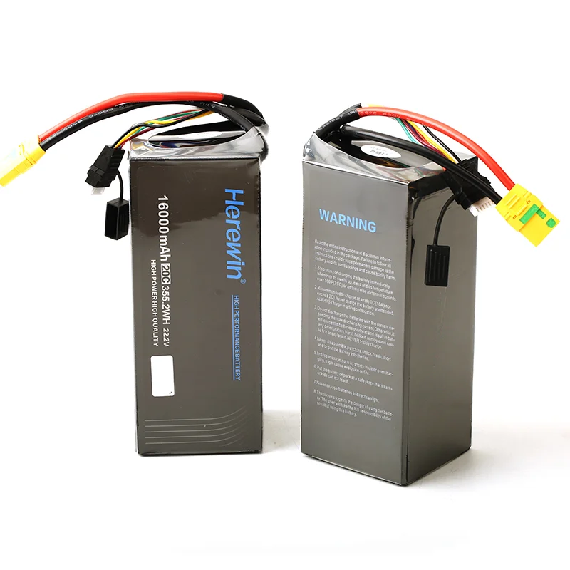 

Herewin 16000MAH батарея 22,2 v 6S 20C сельскохозяйственная батарея дрона