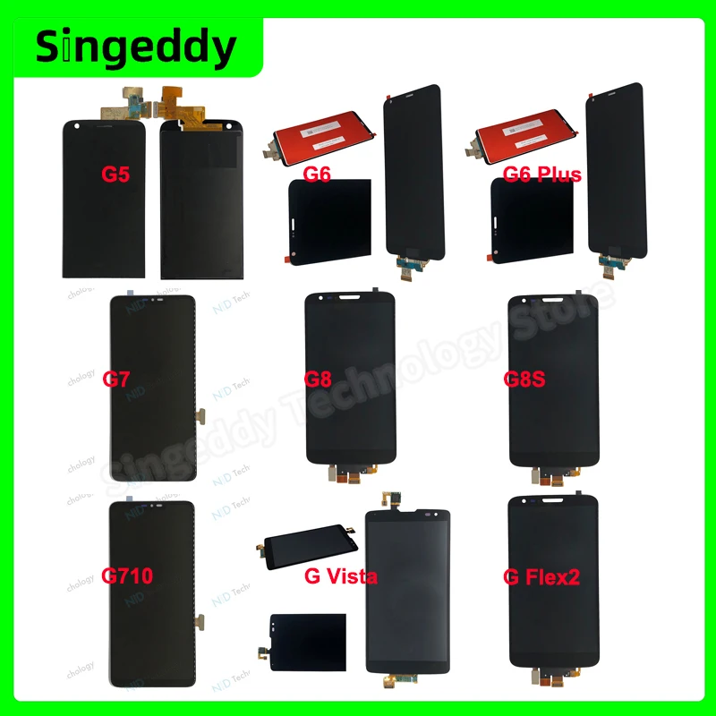 ЖК-экран для телефона LG G2 G3 G4 G5 G6 G7 G8 G9 Mini Stylus Plus G710 G710EM G710PM G710VMP G8S G Flex 2 Gvista GK