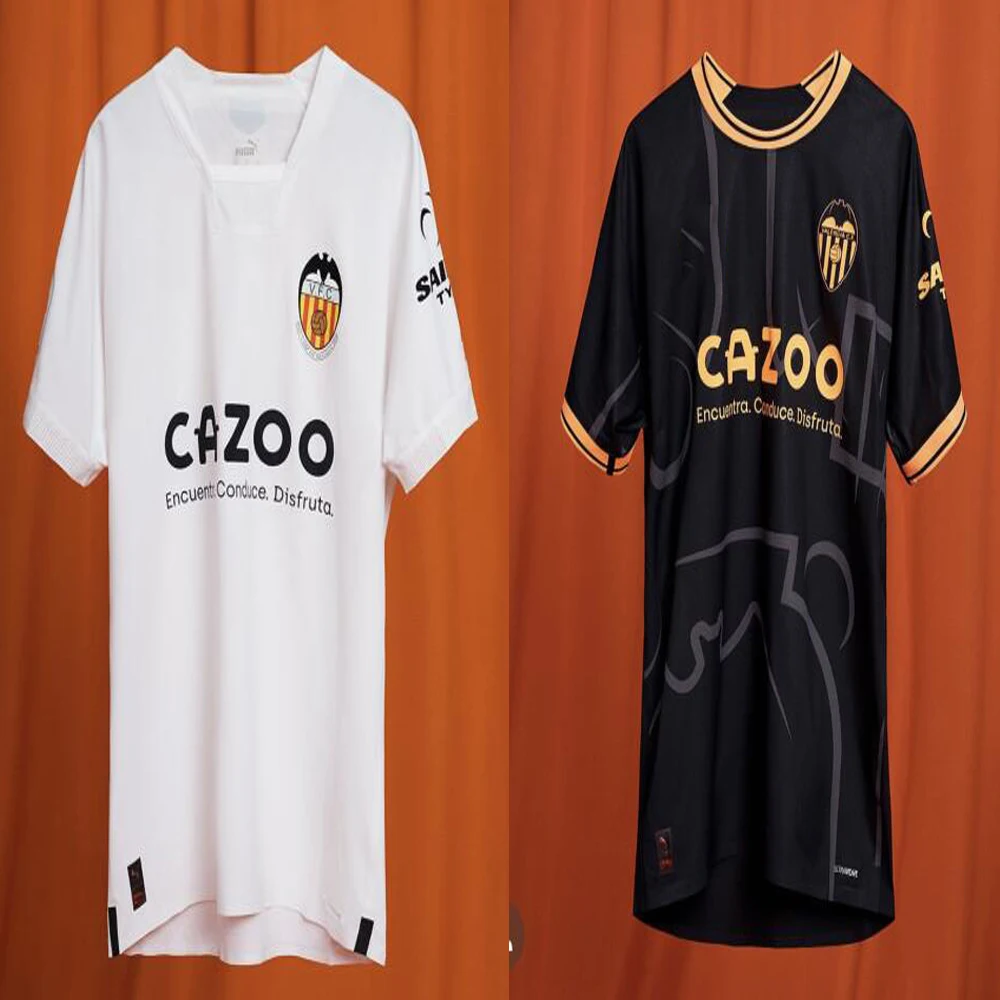

kids kit valencia 22/23 shirt 2022 2023 fc cf T shirt jersey