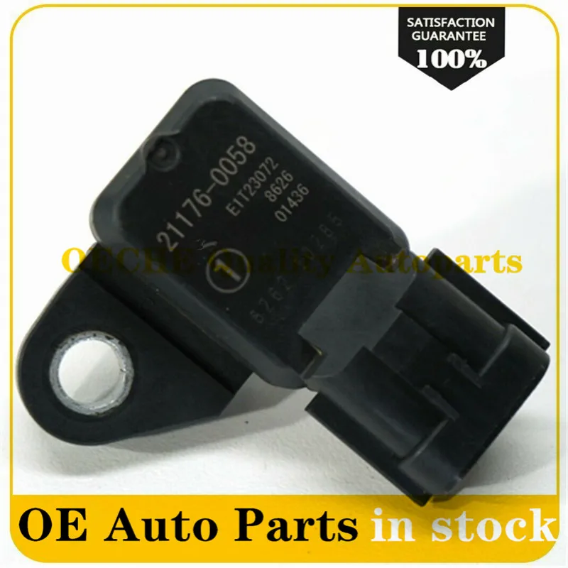 Датчик давления на входе 211760058 MAP 8973588350 E1T23371 897358-8350 21176-0058 E1T23072 8-97358835-0 для Kawasaki