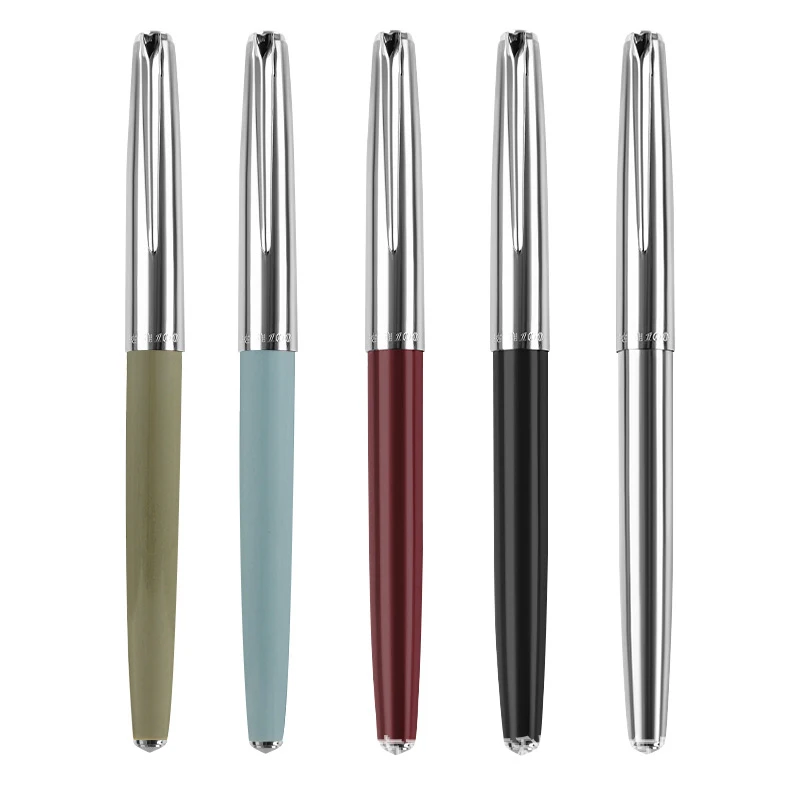 Перьевая ручка Hero 100 перо из 14-каратного золота высококачественная металлическая