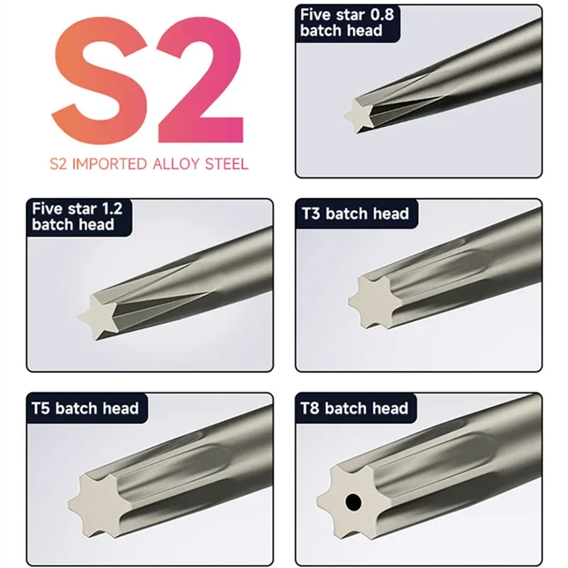 Набор прецизионных отверток XZZ для ремонта ноутбуков и Mac 0 8 дюйма 1 2 T3 T8 T5 ручные