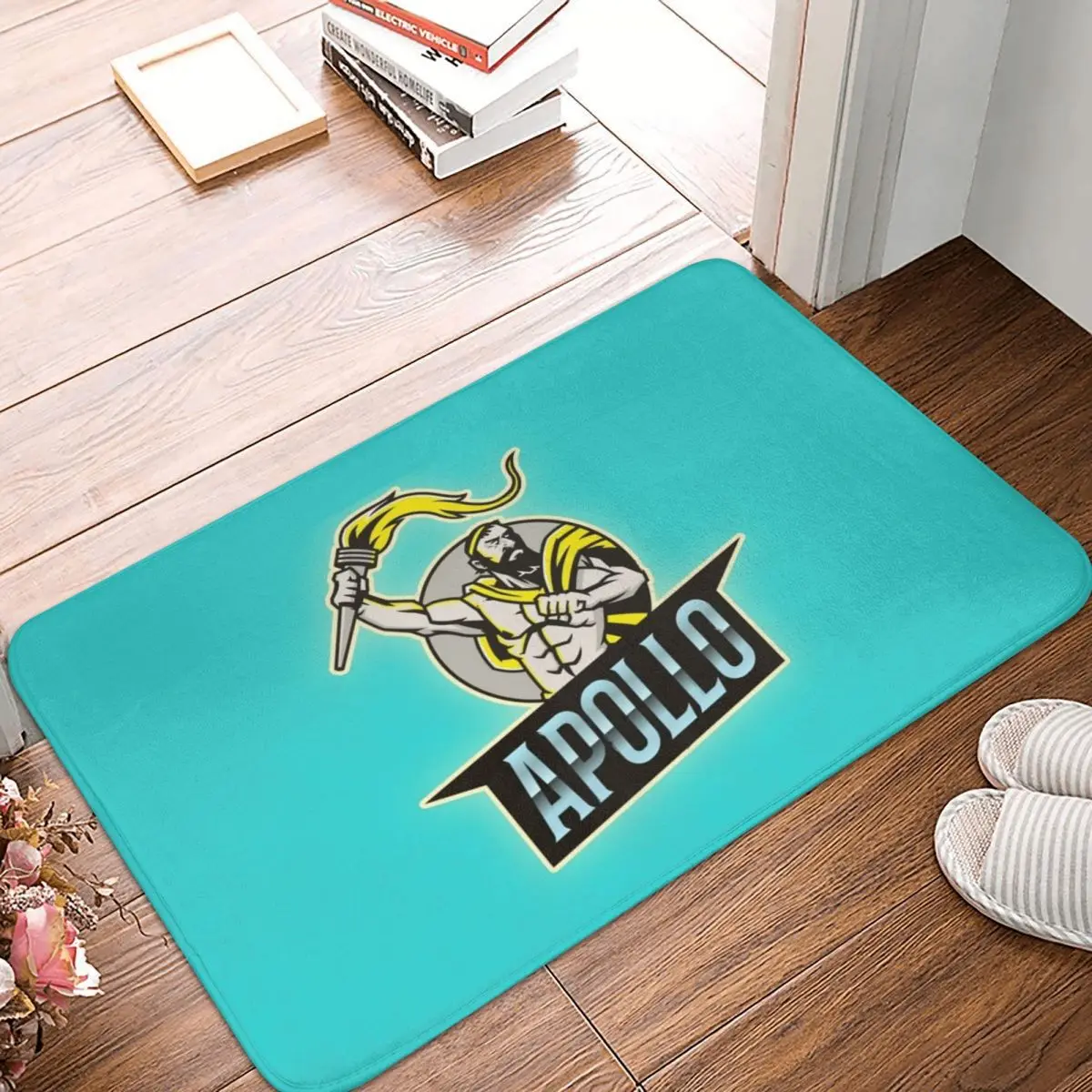 

Коврик Apollo Blue с рисунком древнего Греческого бога, противоскользящий ковер для украшения входа, гостиной, дома, кухни, спальни