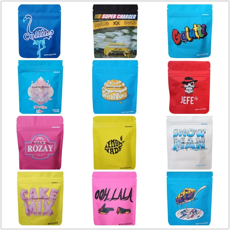 

Новый пакет для печенья Mylar, перезаряжаемый, 350 мг, упакован только в мешок, никаких патчей для продуктов, включая противоподдельные знаки и э...