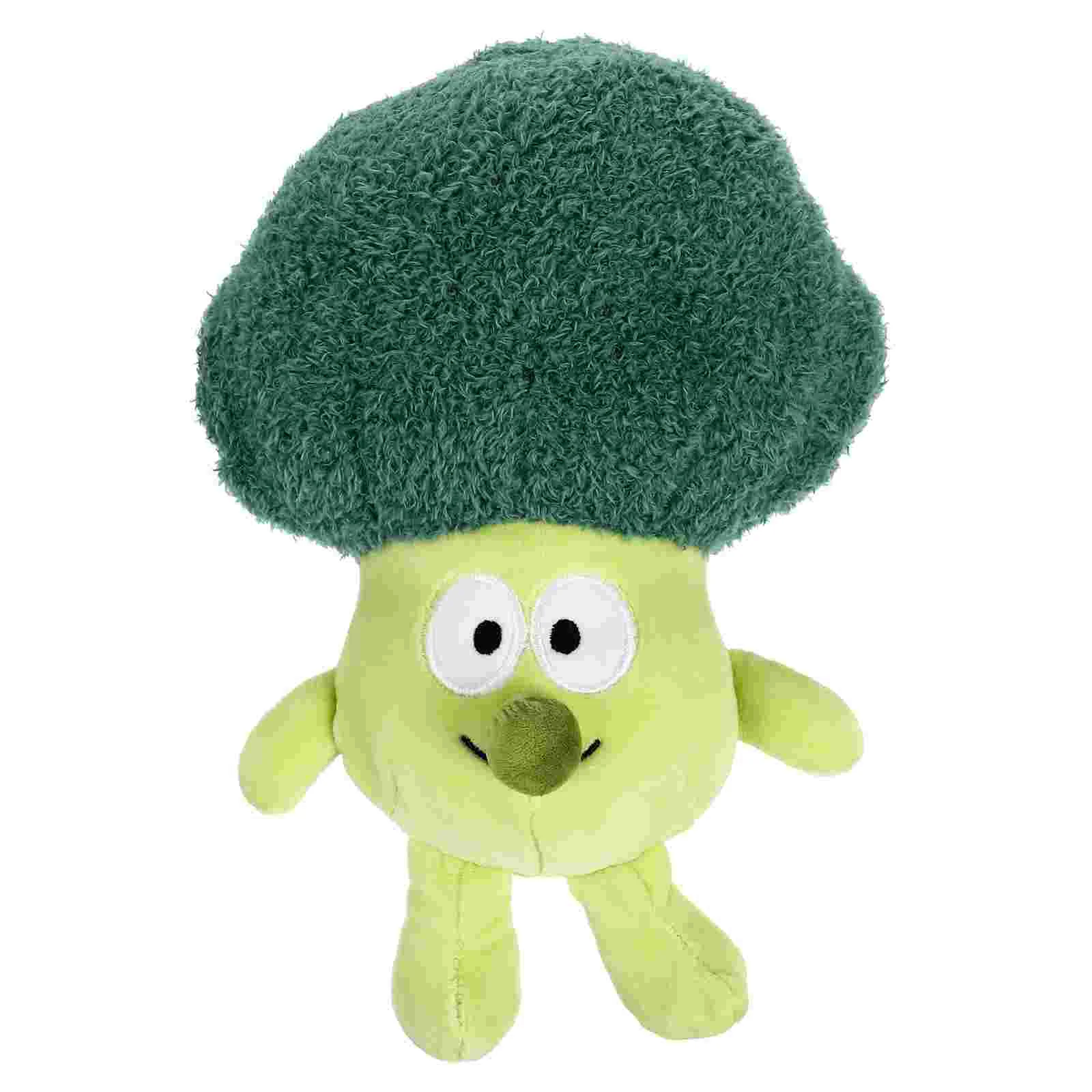 

Plush Broccoli Toy Stuffed Pillow Toys Vegetable Cartoon 3D Animal Soft Funny Brocoli Figure Cushion Pillows Kids Cauliflower