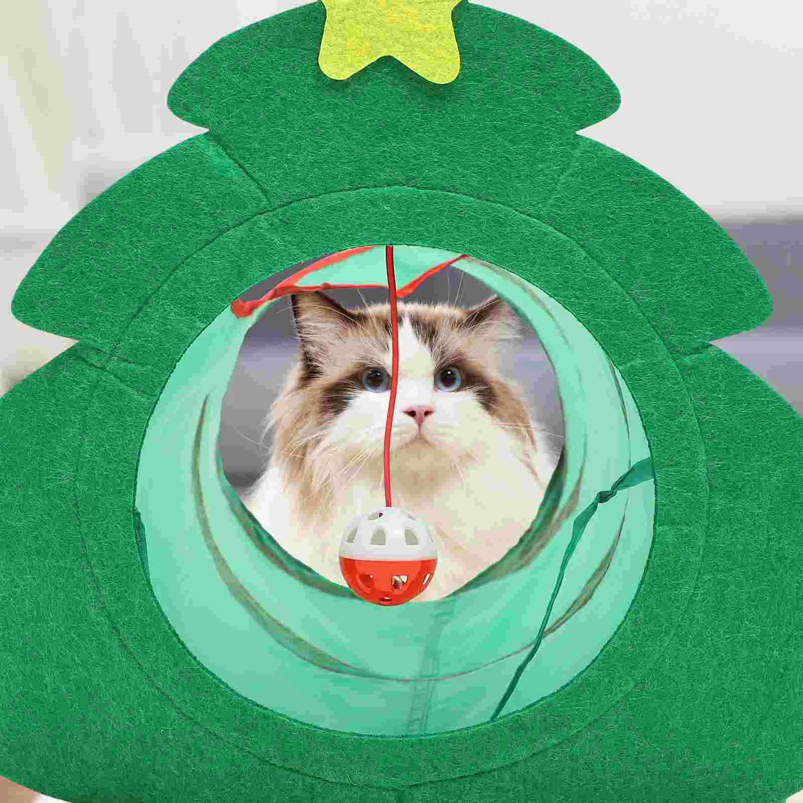 

Collapsible Cat Tunnel Indoor Cat Tunnel Plaything Small Pet Tunnel Toy Pet Tube Cat Supply