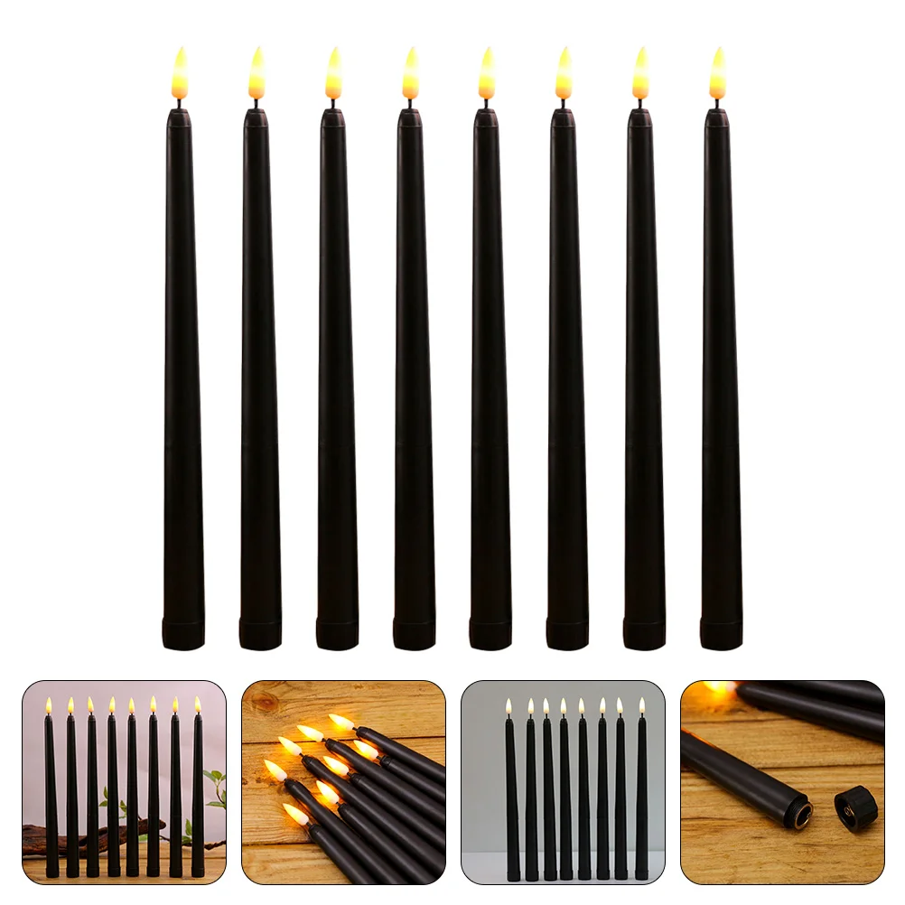 

Halloweenled Lights Light Flameless Tea Taper Tealight Party Candlesticks Fakewindow Electric Decoration Operated Flickering