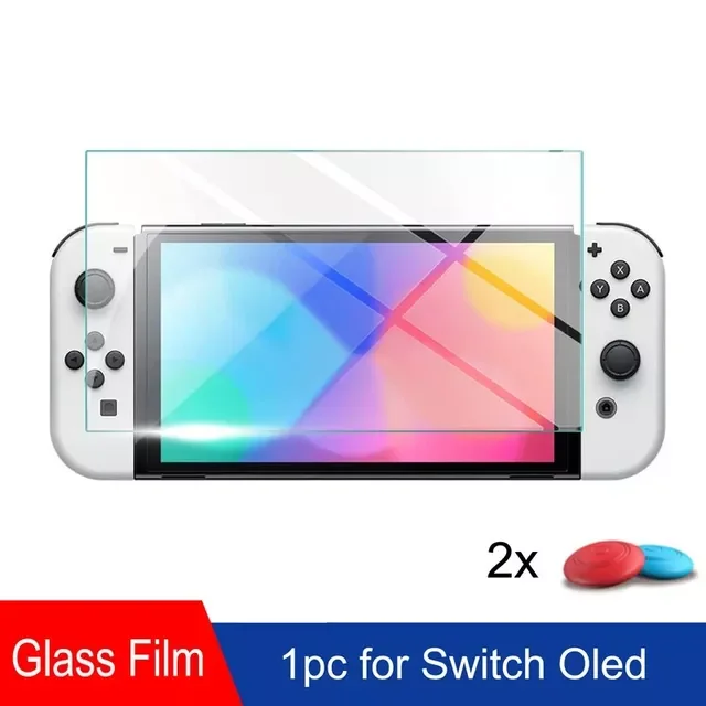 

Tempered Glass Compatible Switch Screen Protector Film For Switch Oled Anti-Scratch Protectors 9H Guard Film