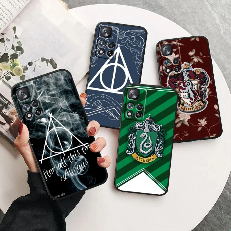 

Cool Harrys P-potter For Xiaomi Redmi Note12 Pro Plus 11 11T 10 9 8 Pro Lite Pro Max 5G 4G Silicone Black Phone Case