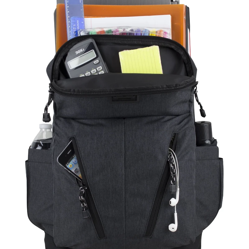 Unisex Academic Backpack, Dark Grey