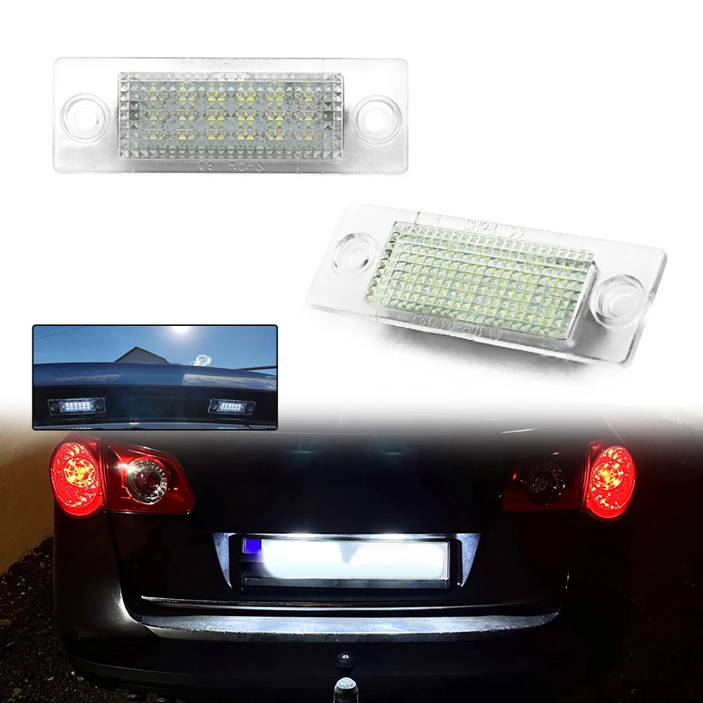 

Светильник ка для номера автомобиля, 12 В, для Гольф Plus MK5, 2005-2009, Passat 3B3, 2000-2005, 3B599802, 6A светодиодный шт.